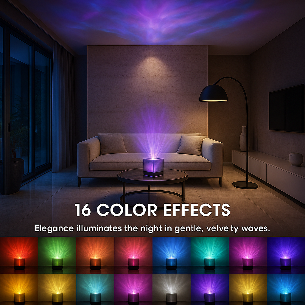 AuraWave™ Premium Acrylic Ambient Lamp – Relaxation, Decor & Mood Lighting
